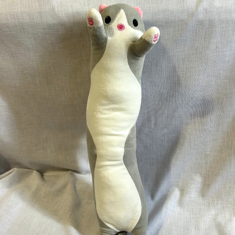 Long Gray and White Hug Me Cat 19 in  Kitty